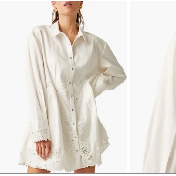 Free People White Constance Dress - Picture 2 of 12